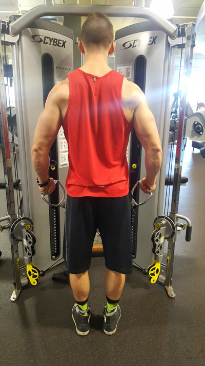 Cable lateral raise