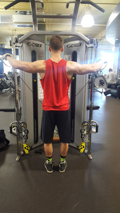 Cable lateral raise