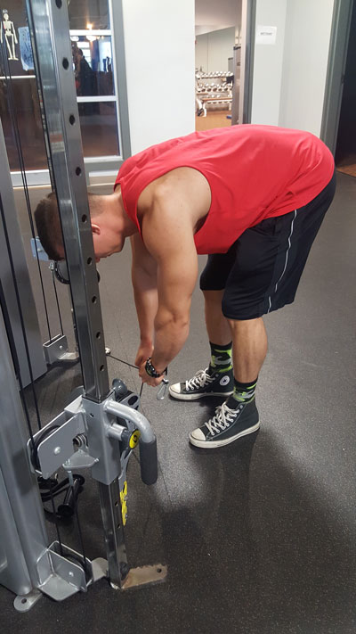 Rear delt raise