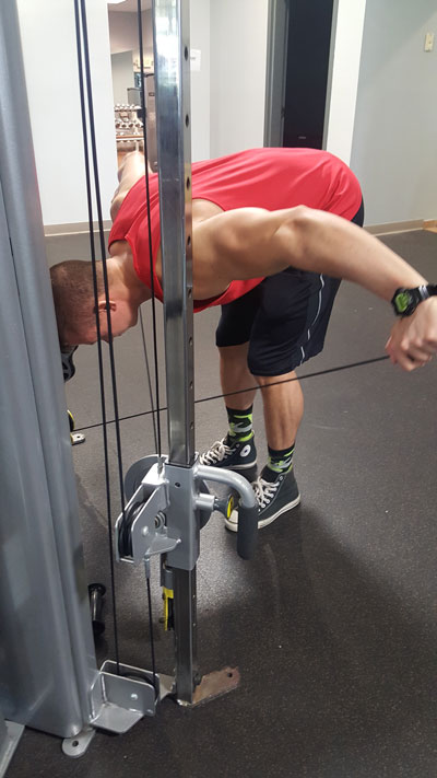 Rear delt raise