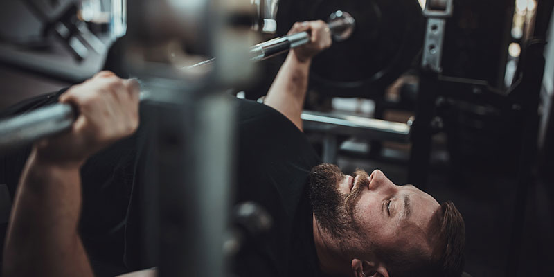 Football Training - Bench Press