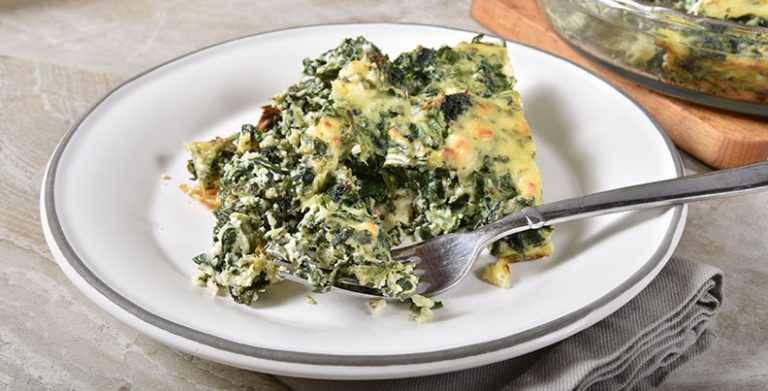 Recipe: Crustless Quiche with Spinach & Feta