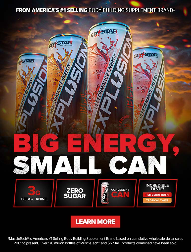 Performance Energy Explosion Can Hero | SIXSTAR