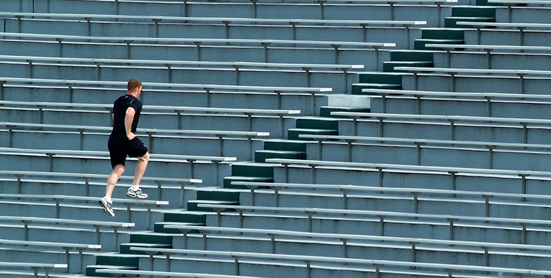 Running stairs